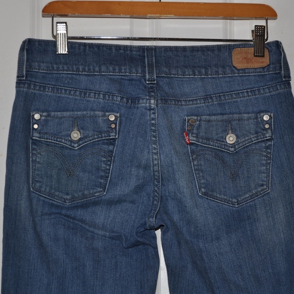 LEVI'S 526 Mid-Rise Slender Boot Cut Jeans [B4] - Picture 4 of 7
